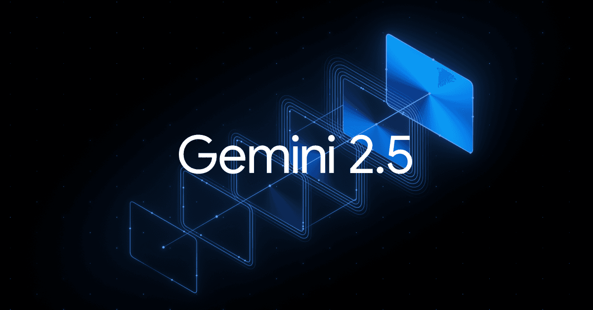 Gemini 2.5 announcement artwork from Google