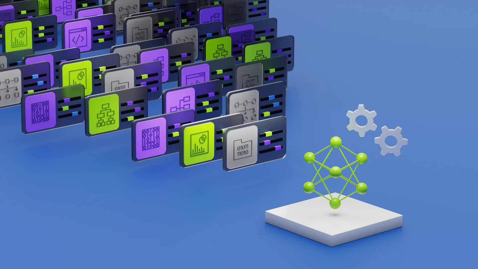 NVIDIA illustration of AI model infrastructure and accelerated inference