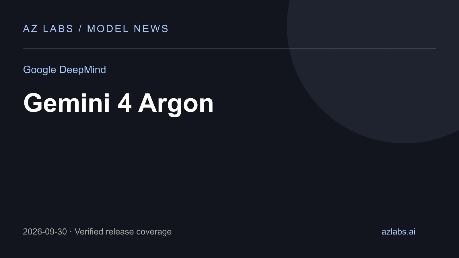 Cover for Gemini 4 Argon